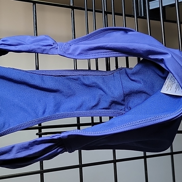 Cole of California bikini top sz L bottom sz M stunning and slimming Blue comfy! - Picture 10 of 12